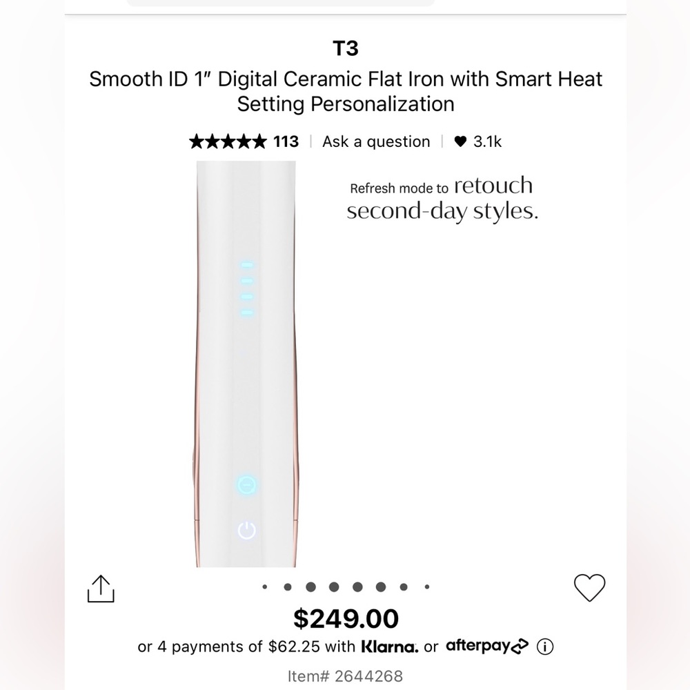 SOLD- no longer available T3 smart heat ceramic plates